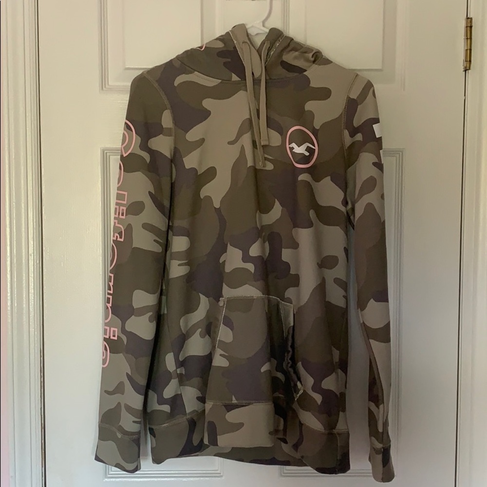 HOLLISTER SMALL CAMO HOODIE